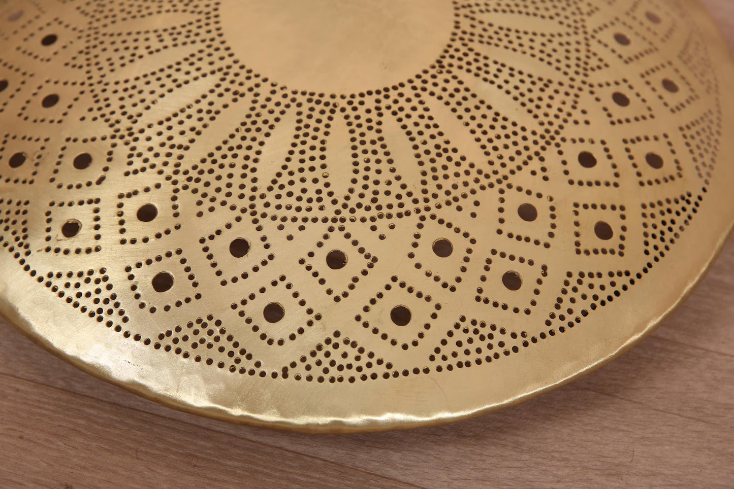 Moroccan Brass Wall Sconce – Handmade Round Light Fixture, Geometric Design, Ambient Glow, Boho Decor, Riad Lighting, Artisan Made