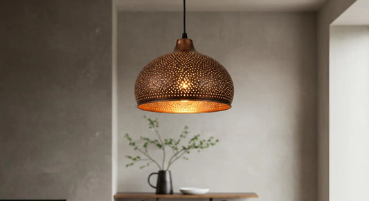 Moroccan table lamp brass light, bronze bedside lamp, Moroccan night light, Handmade black lamp.