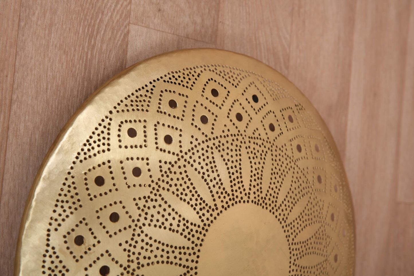 Moroccan Brass Wall Sconce – Handmade Round Light Fixture, Geometric Design, Ambient Glow, Boho Decor, Riad Lighting, Artisan Made